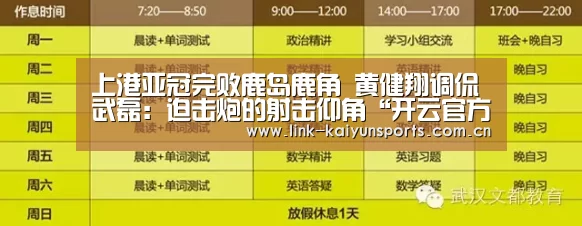 上港亚冠完败鹿岛鹿角 黄健翔调侃武磊:迫击炮的射击仰角“开云官方网站”(图3) 开云体育官网